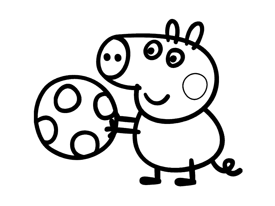 Peppa Pig et ses amis dans un moment de joie