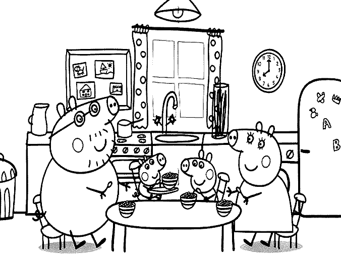 Peppa Pig et George en pleine aventure au jardin