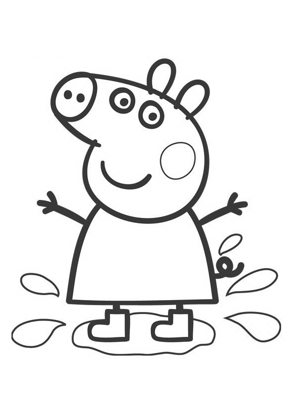 Peppa Pig et George s'amusent dans le jardin