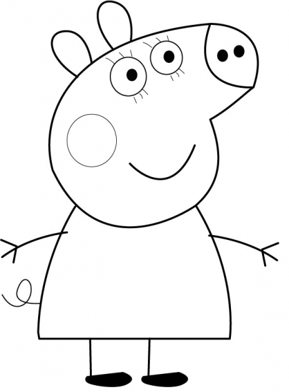 Peppa Pig et son petit frère George s'amusent dans le jardin