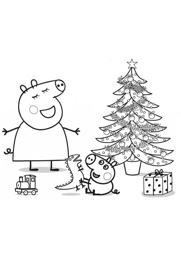 Peppa Pig jouant avec son frère George dans un jardin ensoleillé