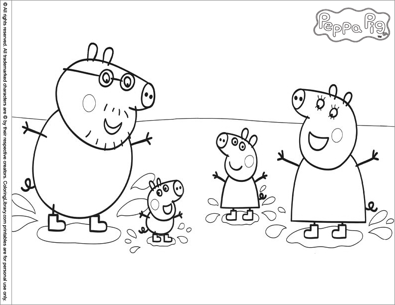 Peppa Pig et son frère George s'amusent dans le jardin