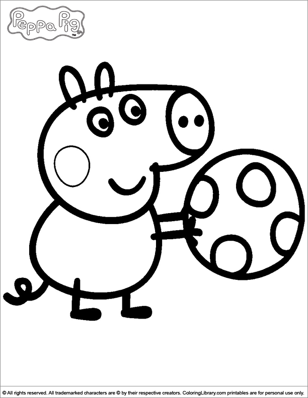 Peppa Pig et son frère George jouant dans le jardin ensoleillé