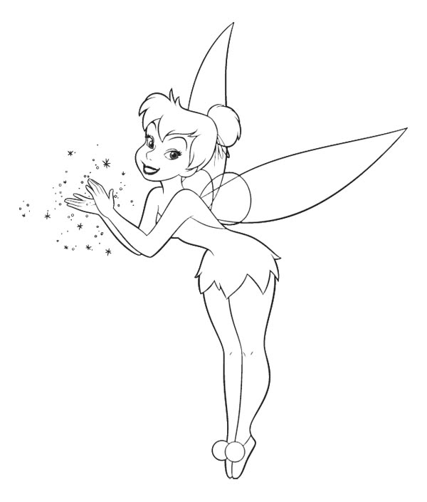 Peter Pan et Wendy volant au-dessus de Neverland