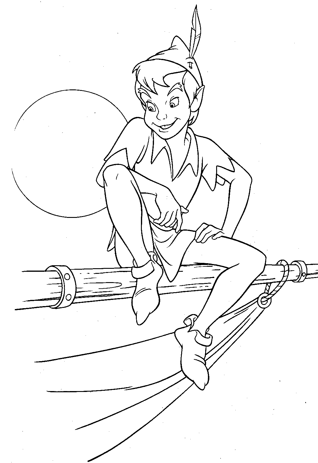 Peter Pan en pleine aventure dans le ciel de Neverland