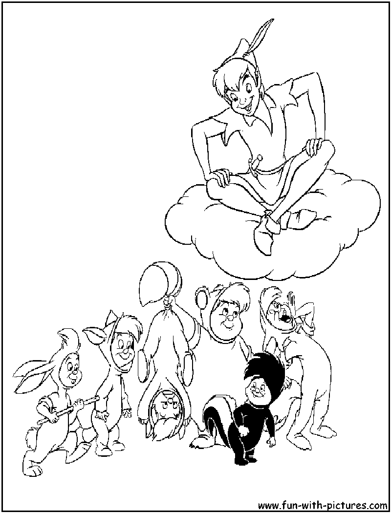 Peter Pan et la fée Clochette dans un monde de rêve Peter Pan et la fée Clochette dans un monde de rêve