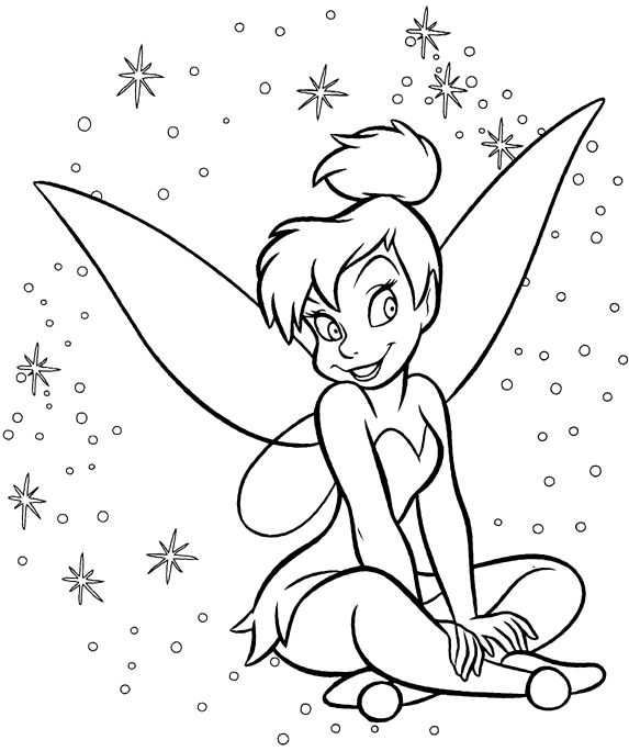 Peter Pan volant au-dessus de Neverland avec Wendy