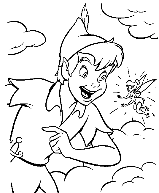 Peter Pan et les enfants volants au-dessus de Londres