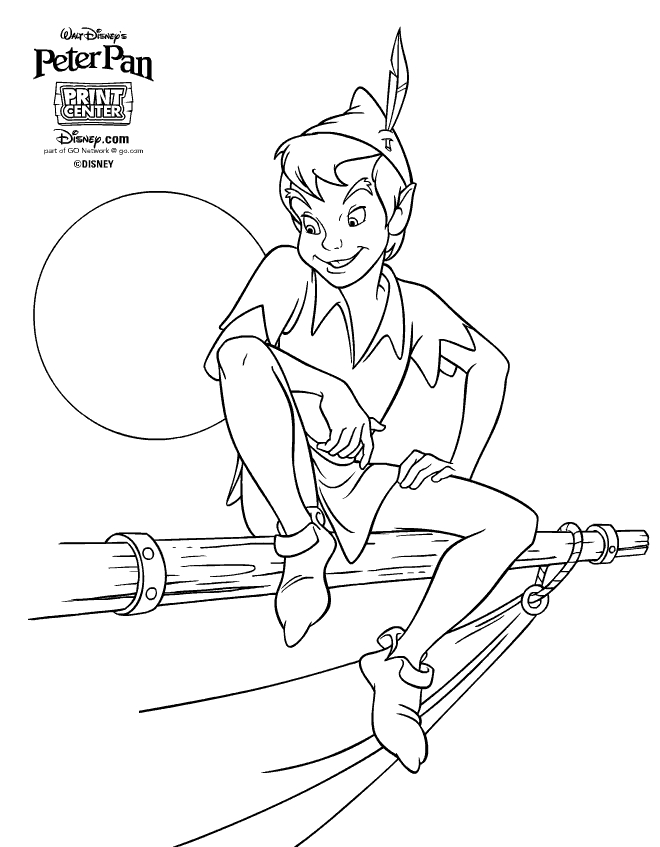 Peter Pan et les enfants dans le ciel de Nulle Part