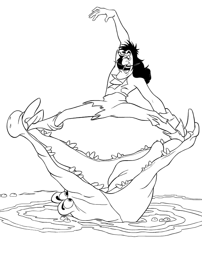 Peter Pan volant au-dessus de Neverland
