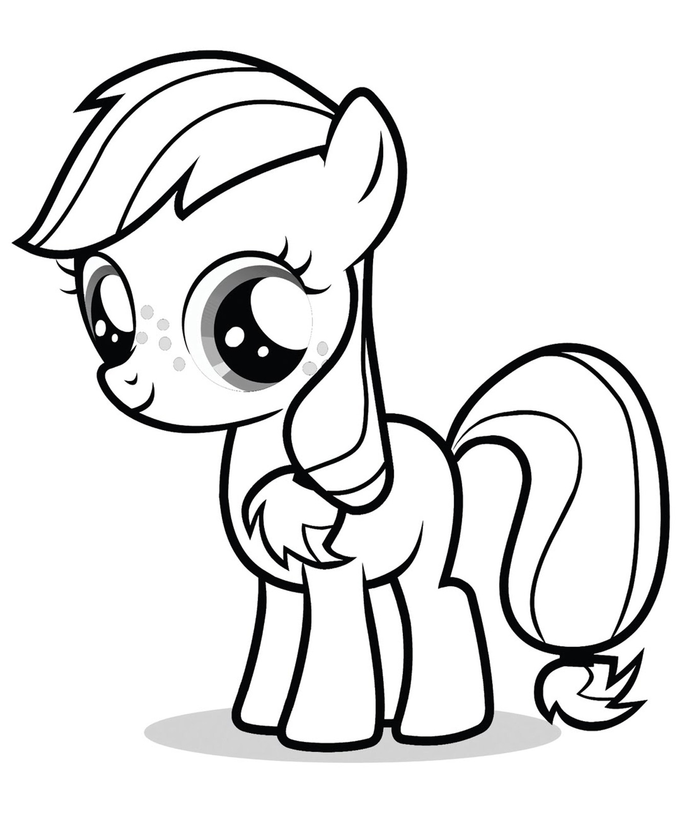 Petit poney galopant dans un paysage naturel