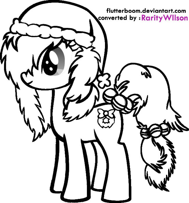 Petit poney dans un champ de fleurs