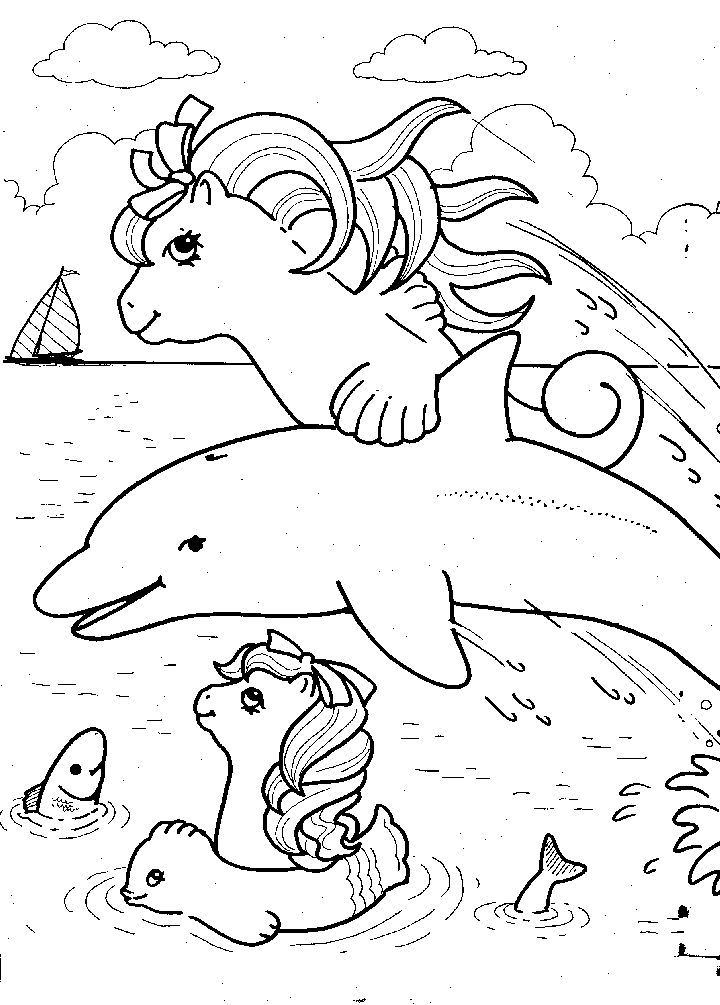 Un petit poney joyeux galopant dans un paysage bucolique