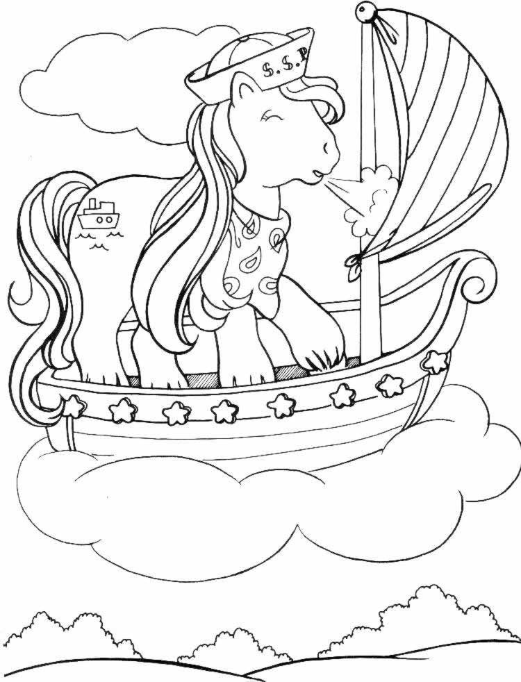Un petit poney joyeux dans un paysage bucolique
