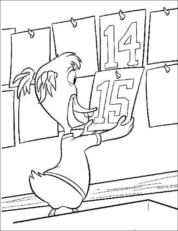 Petit poulet Chicken Little avec une expression préoccupée dans un décor de campagne