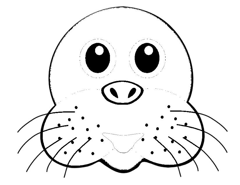 Coloriage Phoque #8743 à imprimer Coloriage Phoque #8743 à imprimer