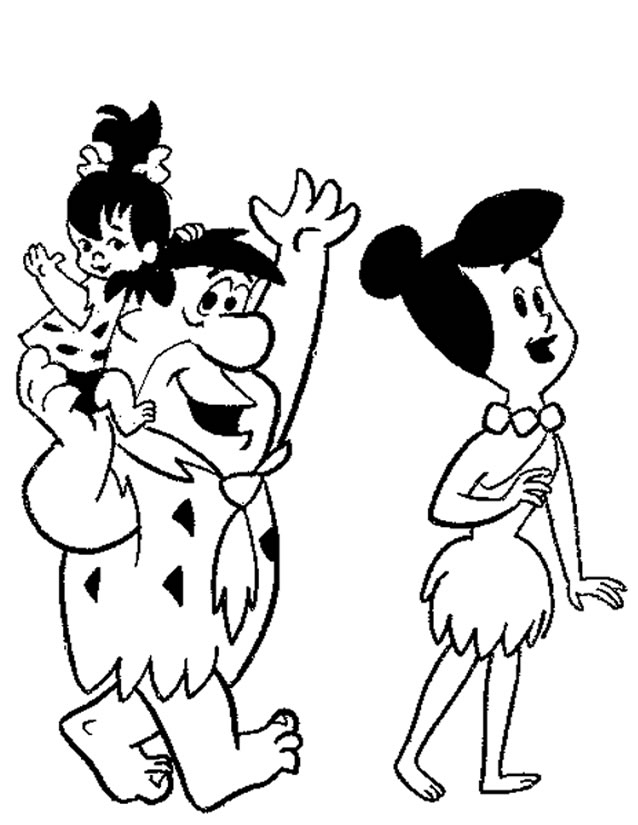 Pierrafeu et son ami Barney en pleine aventure au cœur de la préhistoire