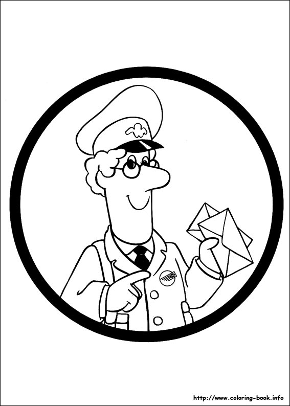 Pierre le Facteur livrant du courrier dans un décor animé
