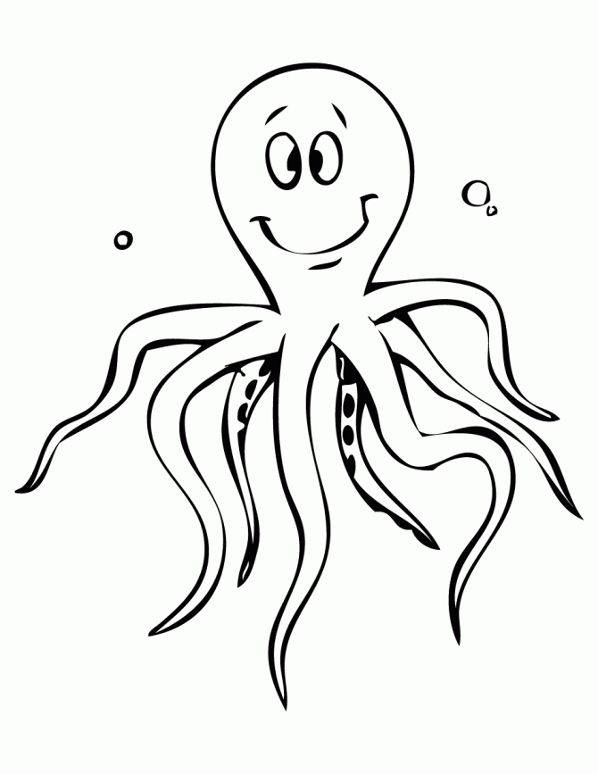Coloriage Pieuvre #8865 à imprimer Coloriage Pieuvre #8865 à imprimer