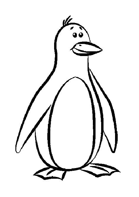 Un pingouin joyeux sur un iceberg dans l'océan