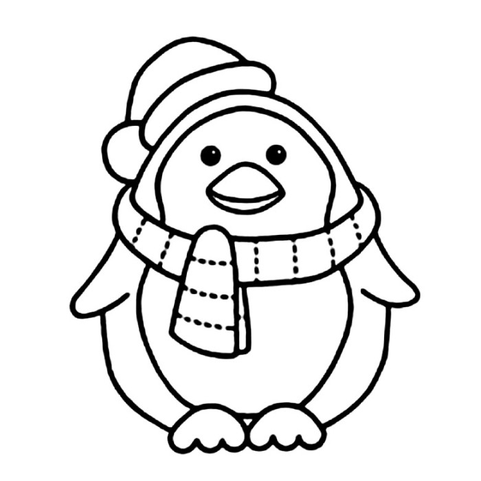 Un pingouin se tenant debout sur la glace avec un paysage polaire en arrière-plan