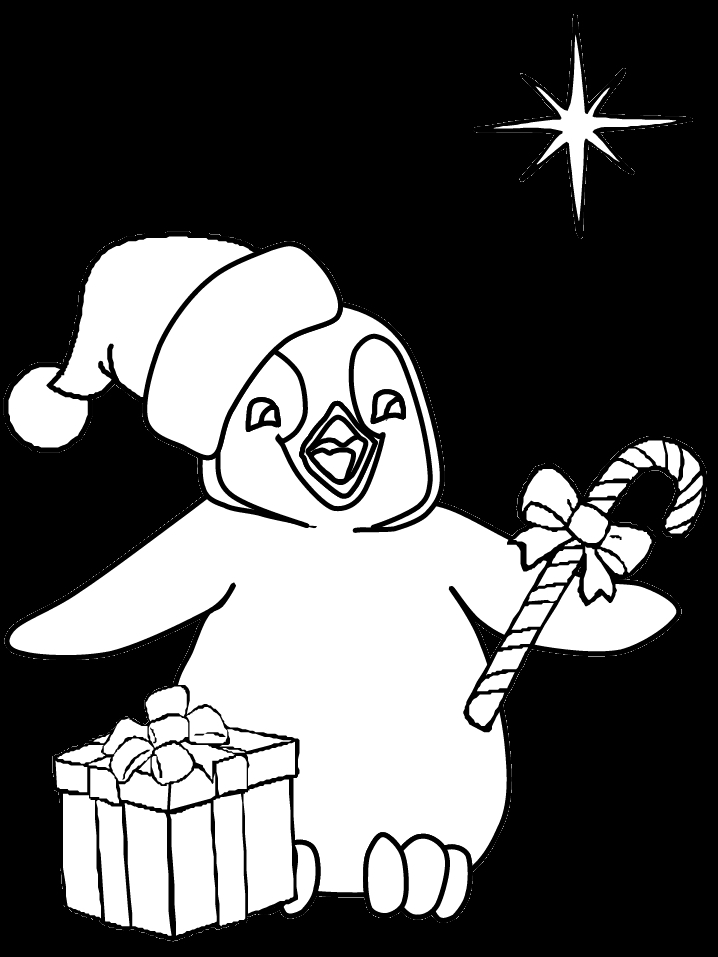 Un pingouin joyeux sur la banquise avec des blocs de glace