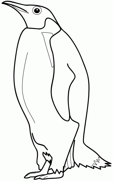 Un pingouin joyeux sur un iceberg au milieu de l'océan