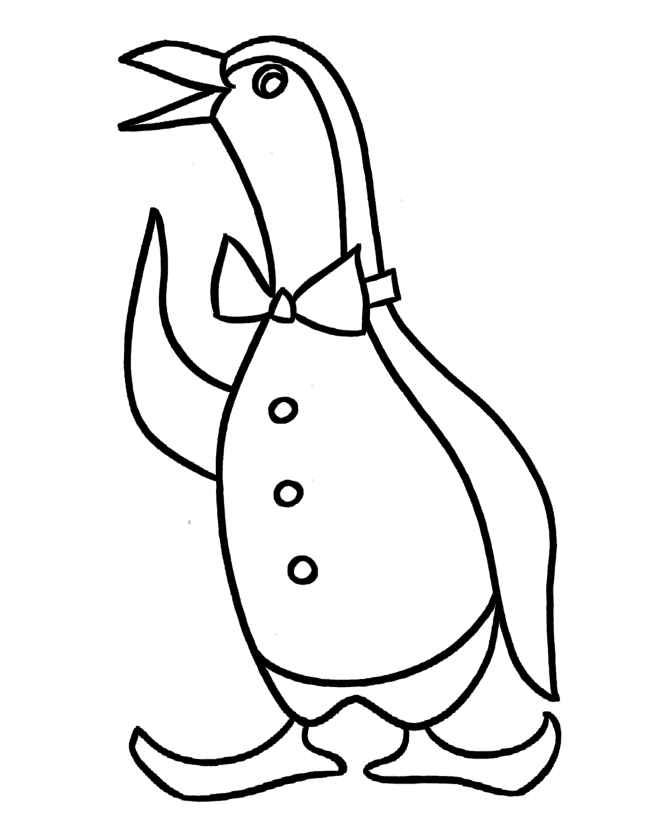 Un pingouin joyeux dans un paysage polaire