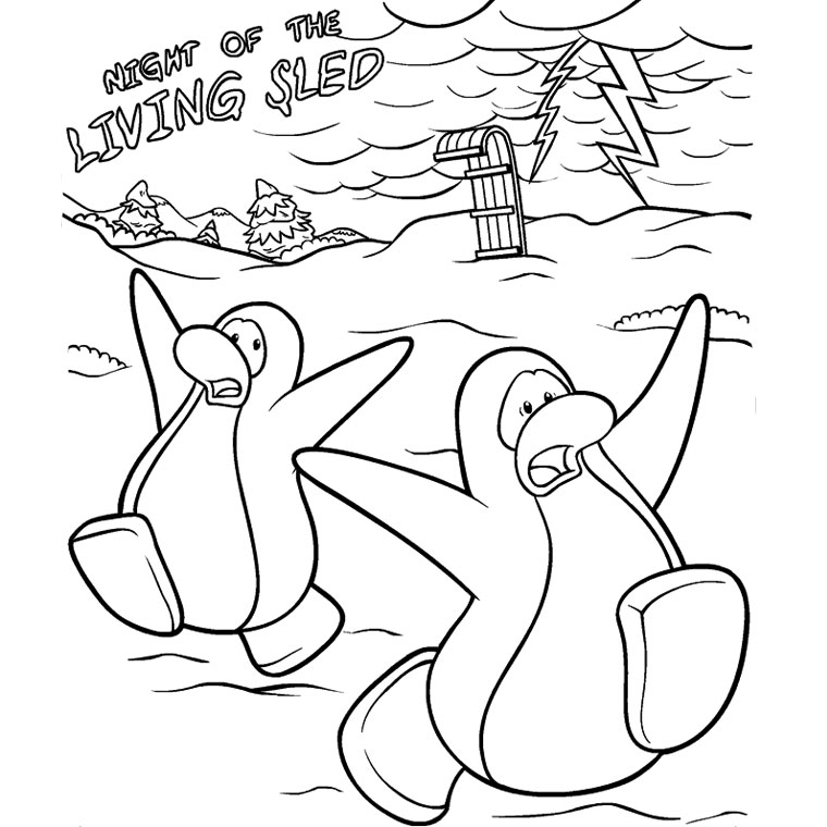 Un pingouin joyeux sur un iceberg dans un paysage polaire