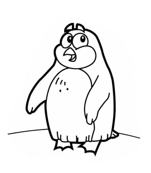 Un pingouin joyeux sur un iceberg dans l'océan