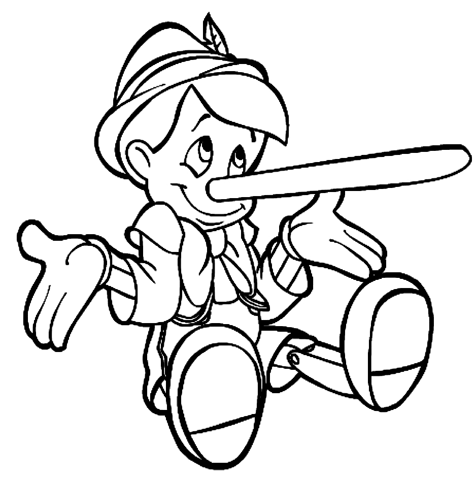 Pinocchio et Jiminy Cricket dans un décor enchanteur