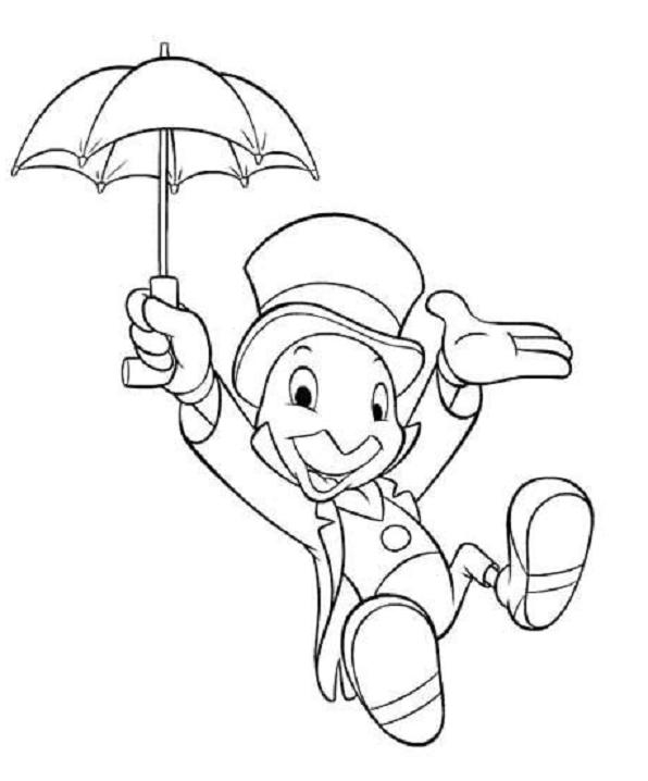 Pinocchio et Geppetto dans l'atelier de marionnettes