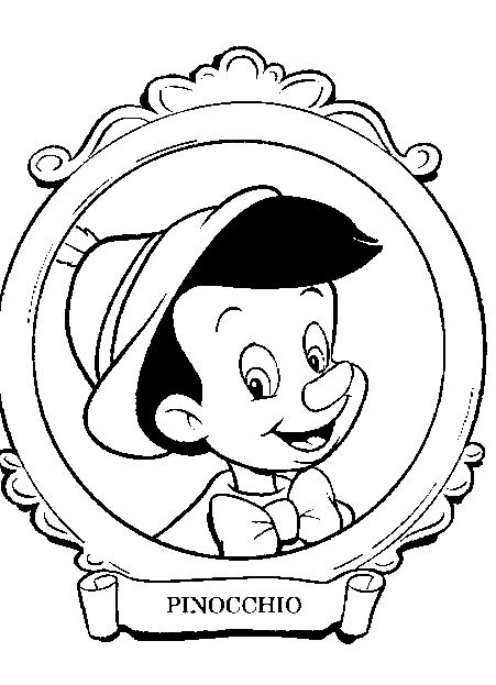 Pinocchio et le chat Figaro dans un décor de forêt