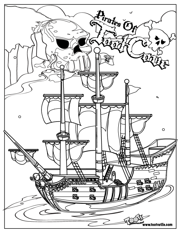 Un pirate joyeux naviguant sur son bateau en mer