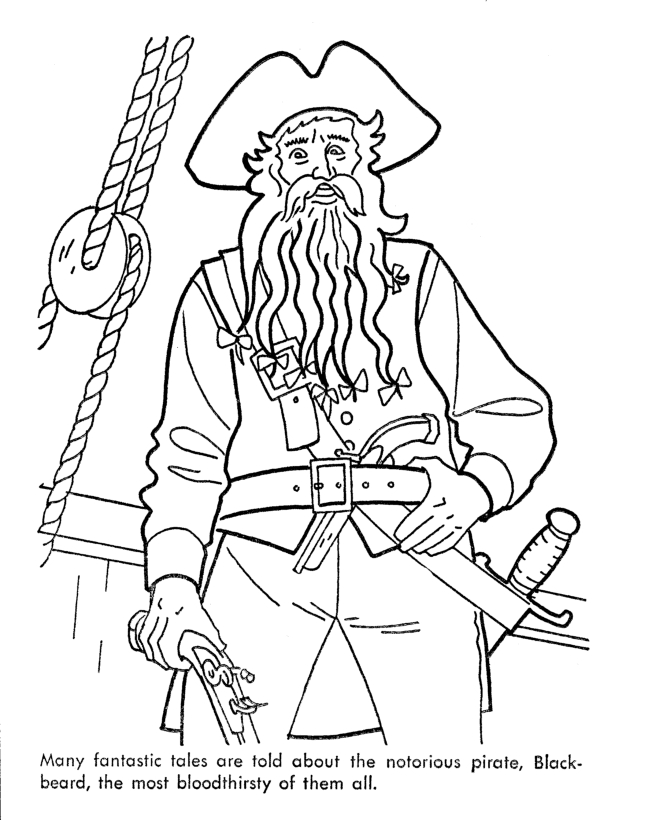 Un pirate intrépide naviguant sur un bateau en mer