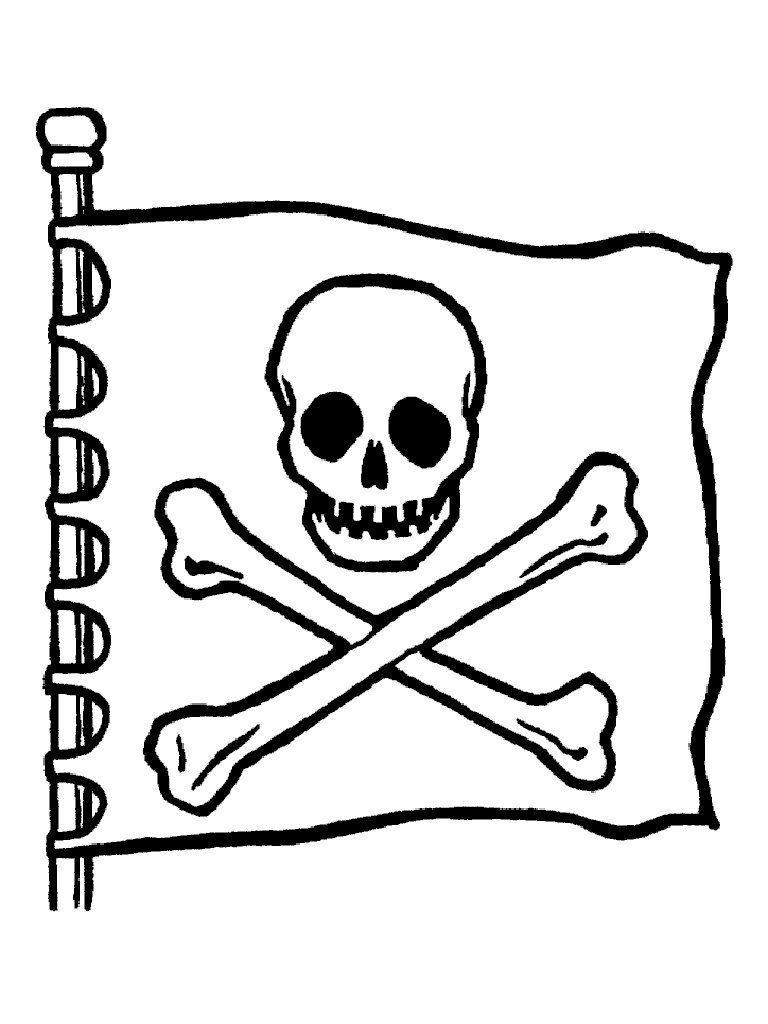 Un pirate audacieux naviguant sur son navire sous un ciel nuageux