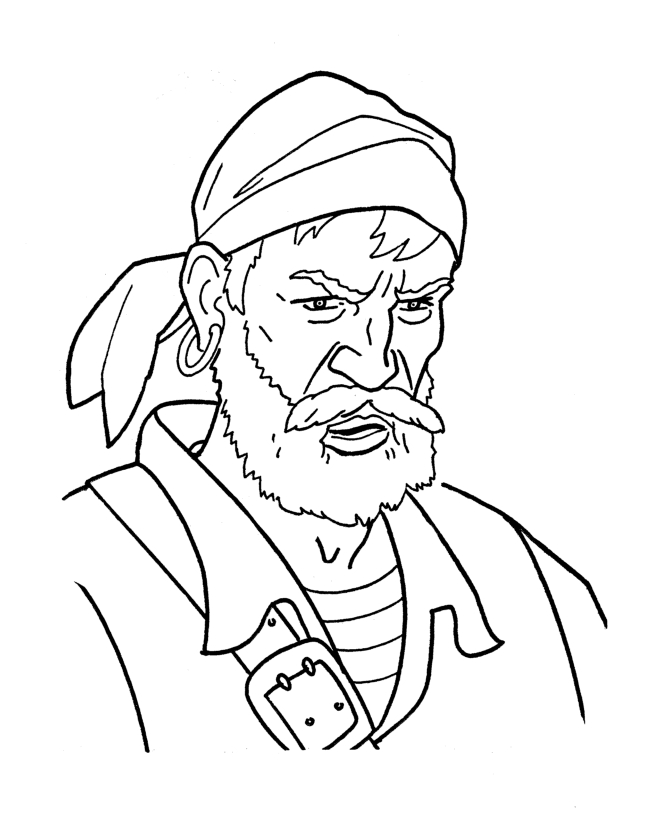 Un pirate en pleine aventure sur une île déserte