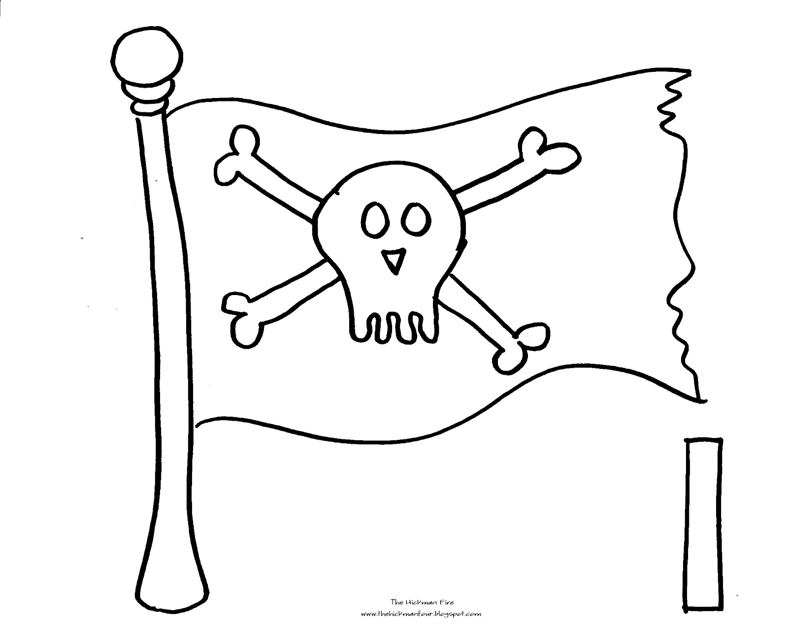 Un pirate sur son bateau voguant en mer