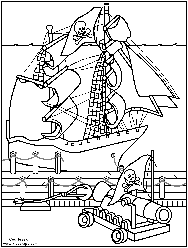 Un pirate sur son bateau voguant vers l'aventure