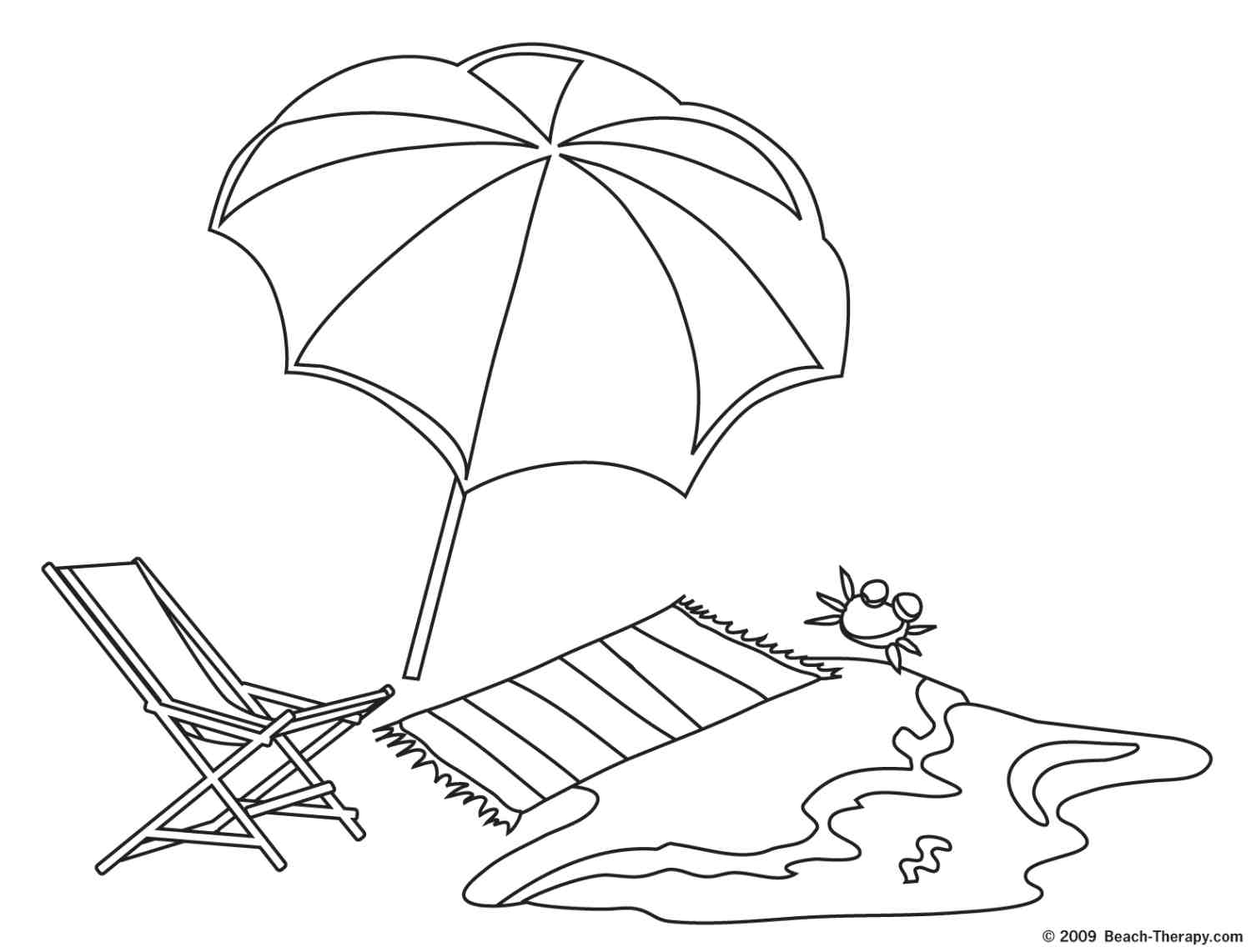 Un moment de détente à la plage avec un parasol et des palmiers