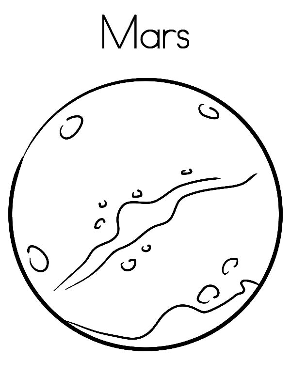 Coloriage d'une planète entourée d'étoiles et de nuages