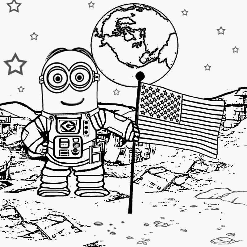 Coloriage d'une planète avec des étoiles et des nuages