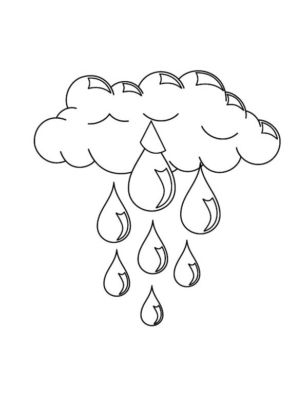 Un enfant sous la pluie avec un parapluie dans un décor verdoyant
