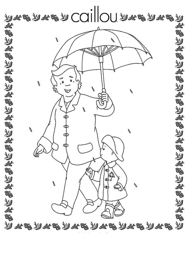 Un enfant jouant sous la pluie avec un parapluie coloré