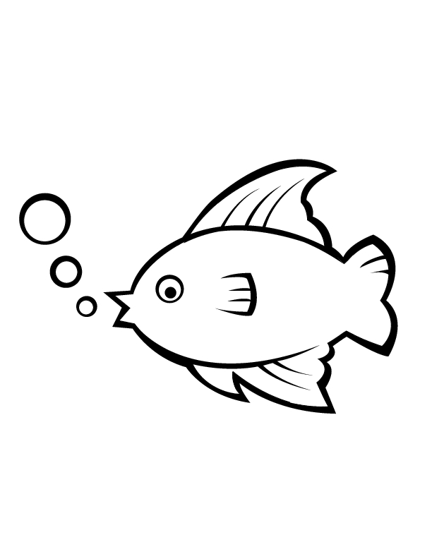 Poisson original évoluant dans un décor aquatique