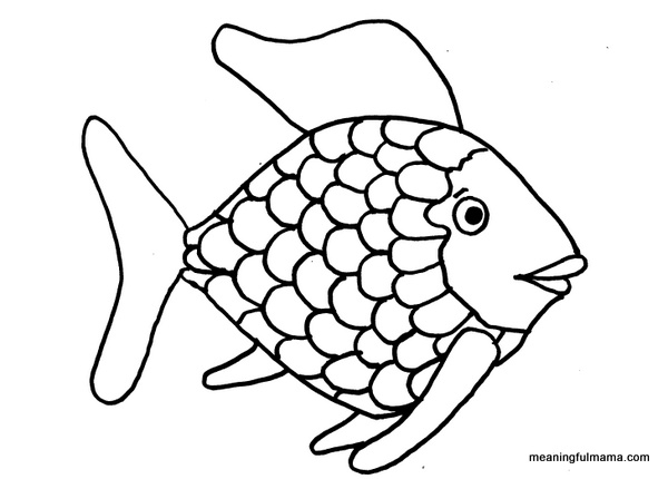 Coloriage d'un poisson coloré évoluant dans un environnement aquatique