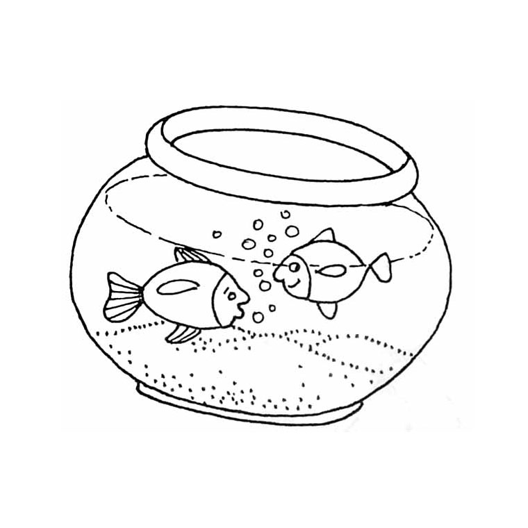Un poisson coloré nageant dans un décor aquatique paisible