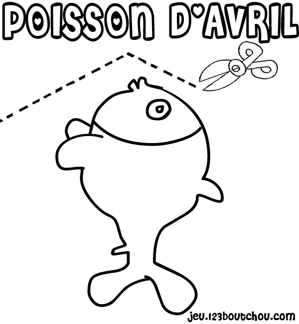Coloriage d'un poisson original évoluant dans un décor aquatique