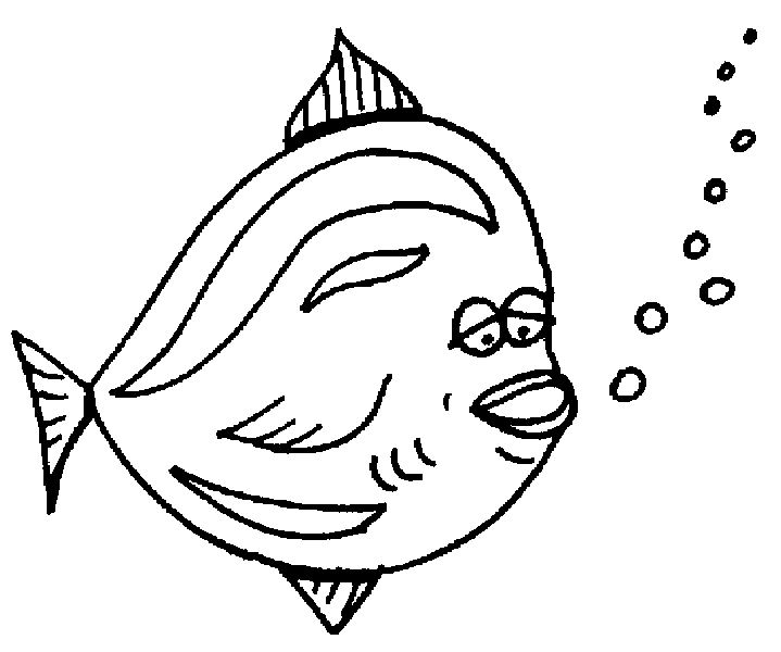 Un poisson coloré évoluant dans un décor marin