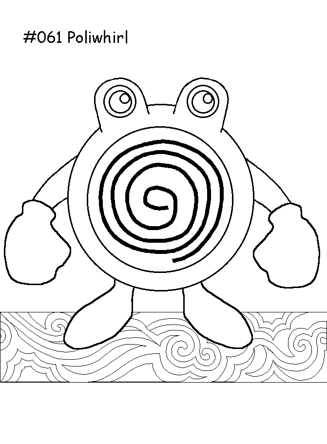 Coloriage d'un Pokémon en pleine action dans un décor dynamique